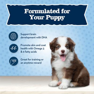 Show full view: Blue Buffalo Baby Blue Oatmeal & Banana Puppy Treats, 8-oz bag slide 7 of 11