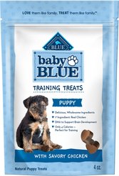 Blue Buffalo Baby BLUE Savory Chicken Puppy Training Soft Dog Treats, 4-oz bag