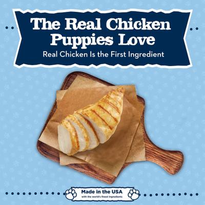 Show full view: Blue Buffalo Baby BLUE Savory Chicken Puppy Training Soft Dog Treats, 4-oz bag slide 4 of 11