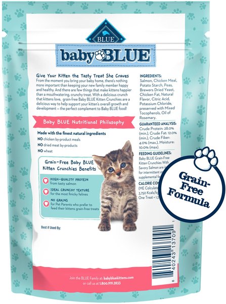 Blue Buffalo Baby Blue Savory Salmon Kitten Treats, 2-oz bag