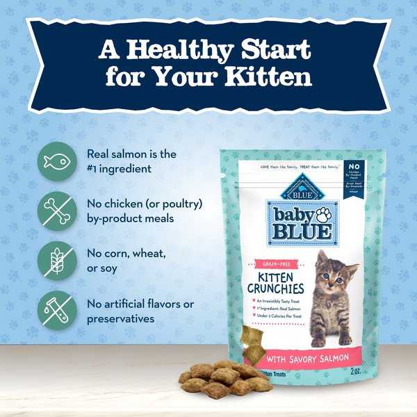 Blue Buffalo Baby Blue Savory Salmon Kitten Treats, 2-oz bag