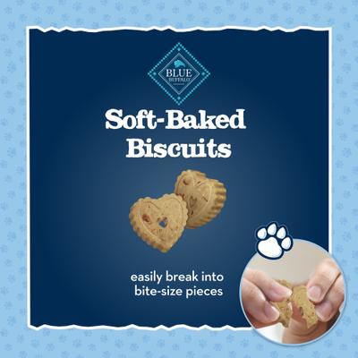 Show full view: Blue Buffalo Baby Blue Soft Biscuits Natural Chicken & Carrots Puppy Treats, 8-oz bag slide 5 of 11