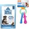 Show in main carousel: Blue Buffalo Baby BLUE Training Natural Puppy Soft Dog Treats, Savory Chicken + Nylabone Teething Pacifier Chew Toy slide 1 of 8