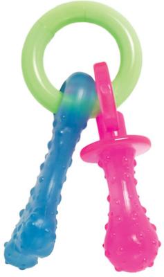 Show full view: Blue Buffalo Baby BLUE Training Natural Puppy Soft Dog Treats, Savory Chicken + Nylabone Teething Pacifier Chew Toy slide 6 of 8