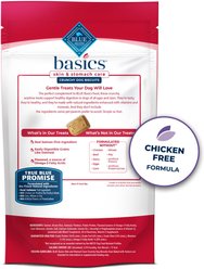 Blue Buffalo Basics Crunchy Dog Biscuits for Skin & Stomach Care Salmon & Potato Recipe Dog Treats, 6-oz bag  slide 2 of 9