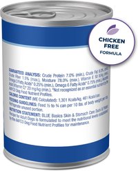 Blue Buffalo Basics Skin & Stomach Care Adult Grain-Free Duck & Potato Recipe Wet Dog Food, 12.5-oz can, 12 count slide 2 of 9