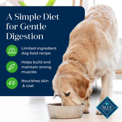 Show full view: Blue Buffalo Basics Skin & Stomach Care Adult Grain-Free Lamb & Potato Recipe Dry Dog Food, 11-lb bag slide 4 of 12