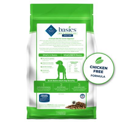 Show full view: Blue Buffalo Basics Skin & Stomach Care Adult Grain-Free Lamb & Potato Recipe Dry Dog Food, 22-lb bag slide 3 of 12