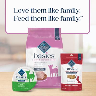 Show full view: Blue Buffalo Basics Skin & Stomach Care Adult Small Breed Turkey & Potato Recipe Dry Dog Food, 4-lb bag slide 10 of 12