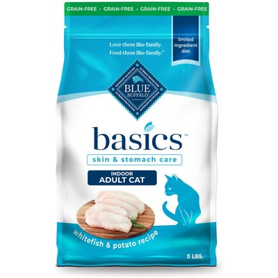 Blue Buffalo Blue Buffalo Basics Limited Ingredient Fish & Potato Dry Cat Food 5-lb