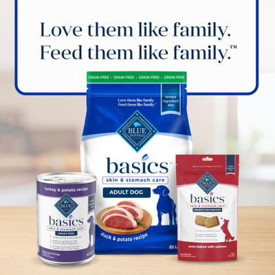 BLUE BUFFALO Basics Skin Stomach Care Grain-Free Formula Duck