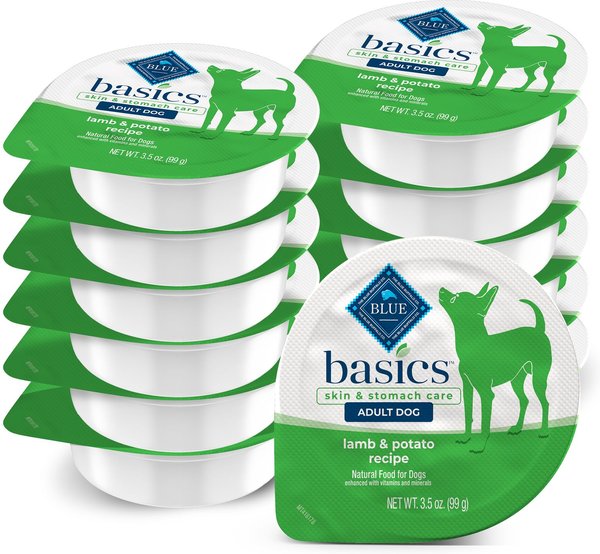 Blue Buffalo Basics Skin & Stomach Care Grain-Free Lamb & Potato Adult Canned Dog Food