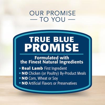 Show full view: Blue Buffalo Basics Skin & Stomach Care Grain-Free Lamb & Potato Small Breed Adult Wet Dog Food, 3.5-oz, case of 12 slide 8 of 12