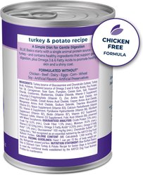 Blue Buffalo Basics Skin & Stomach Care Grain-Free Turkey & Potato Senior Canned Dog Food, 12.5-oz, case of 12 slide 2 of 9