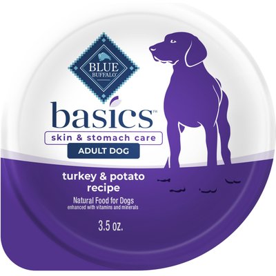 Blue Buffalo Blue Buffalo Basics Turkey & Potato Small Breed Dog Food, 3-oz, 12 ct