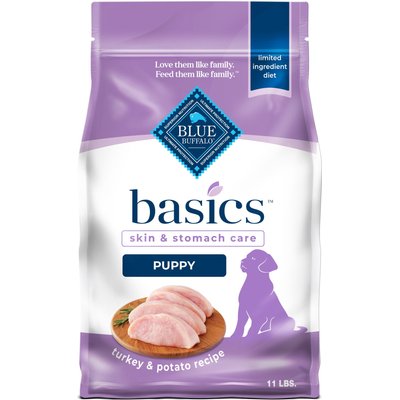 Blue Buffalo Blue Buffalo Basics Turkey & Potato Recipe Puppy Dry Dog Food, 11 lb