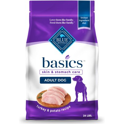 Blue Buffalo Blue Buffalo Basics Limited Ingredient Turkey & Potato Dog Food, 24-lb