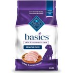 Blue Buffalo Basics Skin & Stomach Care Turkey & Potato Recipe Senior Dry Dog Food, 24-lb bag