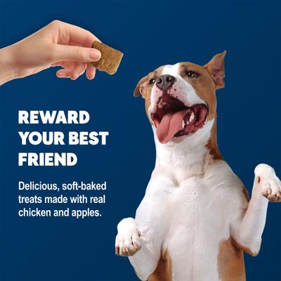 Show full view: Blue Buffalo BeneBars Chicken & Apple Digestive Support with Prebiotic Fiber Dog Treats, 9-oz bag slide 5 of 11