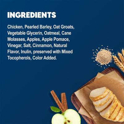 Show full view: Blue Buffalo BeneBars Chicken & Apple Digestive Support with Prebiotic Fiber Dog Treats, 9-oz bag slide 6 of 11