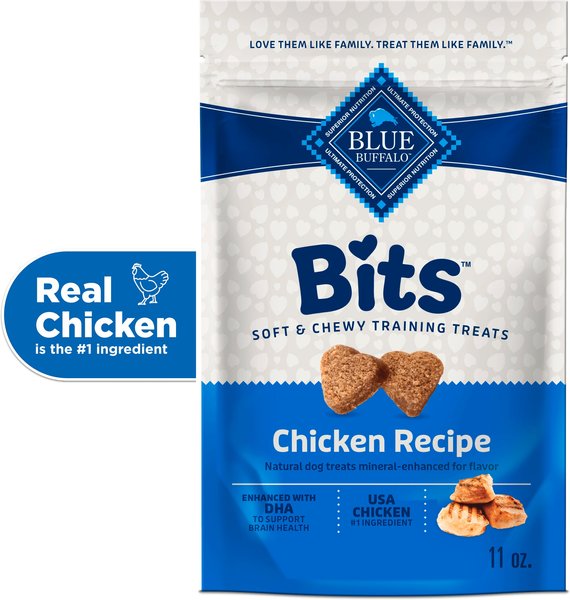 Blue Buffalo Bits Tasty Chicken Natural Soft-Moist Training Treats Blue Buffalo Bits Tasty Chicken Natural Soft-Moist Training Treats