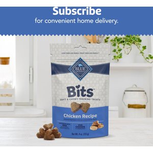 Blue Buffalo Blue Bits Tasty Chicken Recipe Soft-Moist Training Dog Treats, 4-oz bag