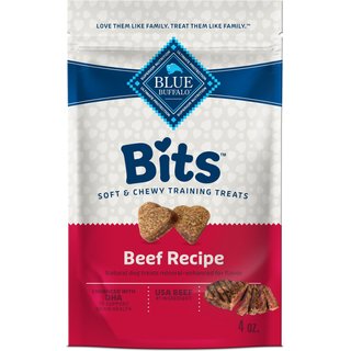 Blue Buffalo Blue Bits Tender Beef Recipe Soft-Moist Training Dog Treats, 4-oz bag slide 1 of 9