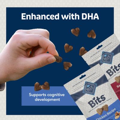 Show full view: Blue Buffalo Blue Bits Tender Beef & Tasty Chicken Recipe Training Dog Treats, 19-oz bag, 2 count slide 7 of 10