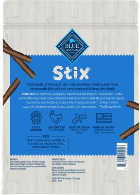 Show full view: Blue Buffalo Blue Stix Chicken Recipe Pepperoni-Style Dog Treats, 24-oz bag slide 4 of 12
