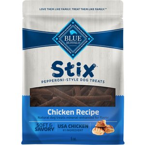 Blue Buffalo Blue Stix Chicken Recipe Pepperoni-Style Dog Treats, 5-oz bag