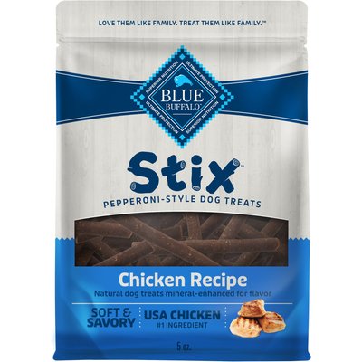 Blue Buffalo Blue Buffalo Blue Stix Chicken Recipe Pepperoni-Style Dog Treats, 5-oz bag