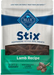 Blue Buffalo Blue Stix Lamb Recipe Pepperoni-Style Dog Treats, 5-oz bag