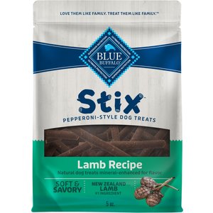 Blue Buffalo Blue Stix Lamb Recipe Pepperoni-Style Dog Treats, 5-oz bag