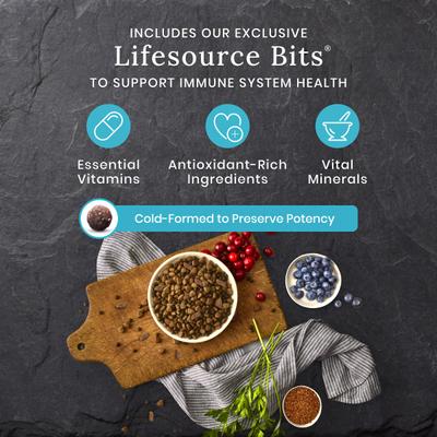 Show full view: Blue Buffalo Blue Wilderness Premier Blend with Meaty Cuts Chicken Adult Dry Dog Food, 24-lb bag slide 6 of 11