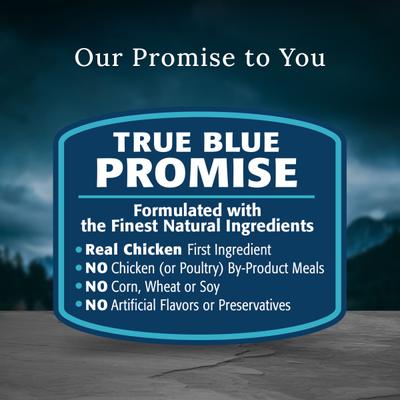 Show full view: Blue Buffalo Blue Wilderness Premier Blend with Meaty Cuts Chicken Adult Dry Dog Food, 24-lb bag slide 9 of 11