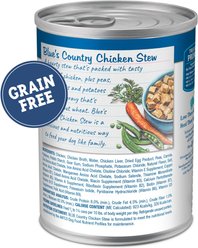 Blue Buffalo Blue's Country Chicken Stew Grain-Free Canned Dog Food, 12.5-oz, case of 12 slide 2 of 9
