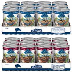 Blue Buffalo Blue's Hearty Beef Stew + Blue's Country Chicken Stew Canned Dog Food