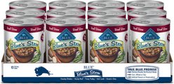 Blue Buffalo Blue's Hearty Beef Stew + Blue's Country Chicken Stew Canned Dog Food slide 2 of 9