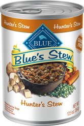 Blue Buffalo Blue's Hunter's Stew Grain-Free Canned Dog Food, 12.5-oz, case of 12
