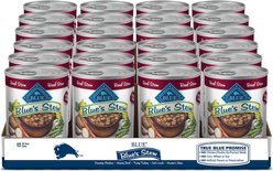 Blue Buffalo Blue’s Stew Hearty Beef Stew Grain-Free Canned Dog Food, 12.5-oz can, bundle of 24 