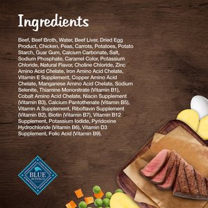 Blue Buffalo Blue’s Stew Hearty Beef Stew Grain-Free Canned Dog Food, 12.5-oz, case of 12