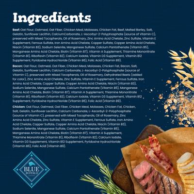 Show full view: Blue Buffalo Bones Classic Assorted Flavors Small Dog Treats, 16-oz bag slide 6 of 11