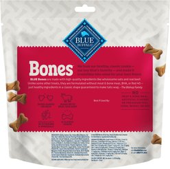Blue Buffalo Bones Classic Biscuits Beef Mini Dog Treats, 12-oz bag slide 2 of 9