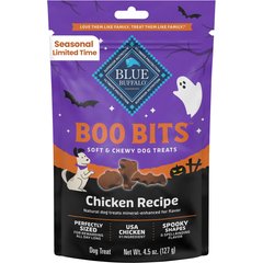 Blue Buffalo Boo Bits Tasty Chicken Recipe Soft & Chewy Halloween Dog Treats, 4.5-oz bag