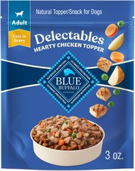 Blue Buffalo Delectables Chicken Dinner Natural Wet Dog Food 3-oz pouch, case of 24