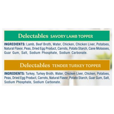 Show full view: Blue Buffalo Delectables Variety Pack Wet Dog Food Topper, 3-oz pouch, case of 12 slide 8 of 10