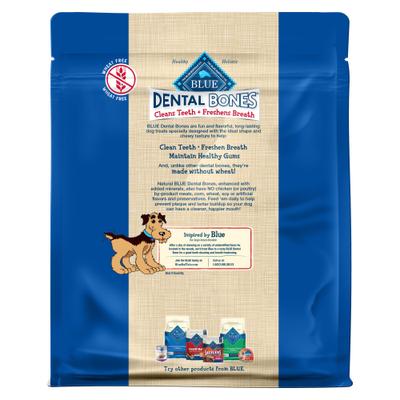 Show full view: Blue Buffalo Dental Bones All Natural Rawhide-Free Regular Dental Dog Treats, 27 count slide 3 of 12