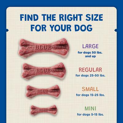 Show full view: Blue Buffalo Dental Bones All Natural Rawhide-Free Regular Dental Dog Treats, 36 count slide 8 of 12