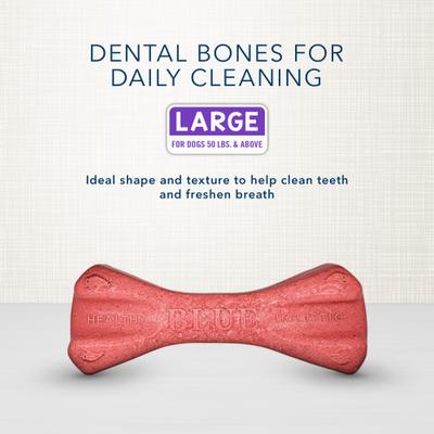 Show full view: Blue Buffalo Dental Bones Large Breed Dog Dental Treats, 17 count slide 5 of 12