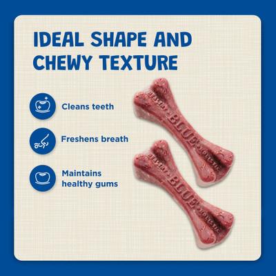 Show full view: Blue Buffalo Dental Bones Large Breed Dog Dental Treats, 24 count slide 5 of 12